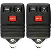 2 PACK KeylessOption Keyless Entry Remote Control Car Key Fob Replacement GQ43VT4T for 1993-1999 Ford Mercury