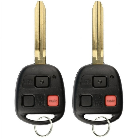 2 PACK KeylessOption Keyless Entry Remote Control Car Key Fob Replacement HYQ1512V 4C for 1998-2002 Toyota Land Cruiser