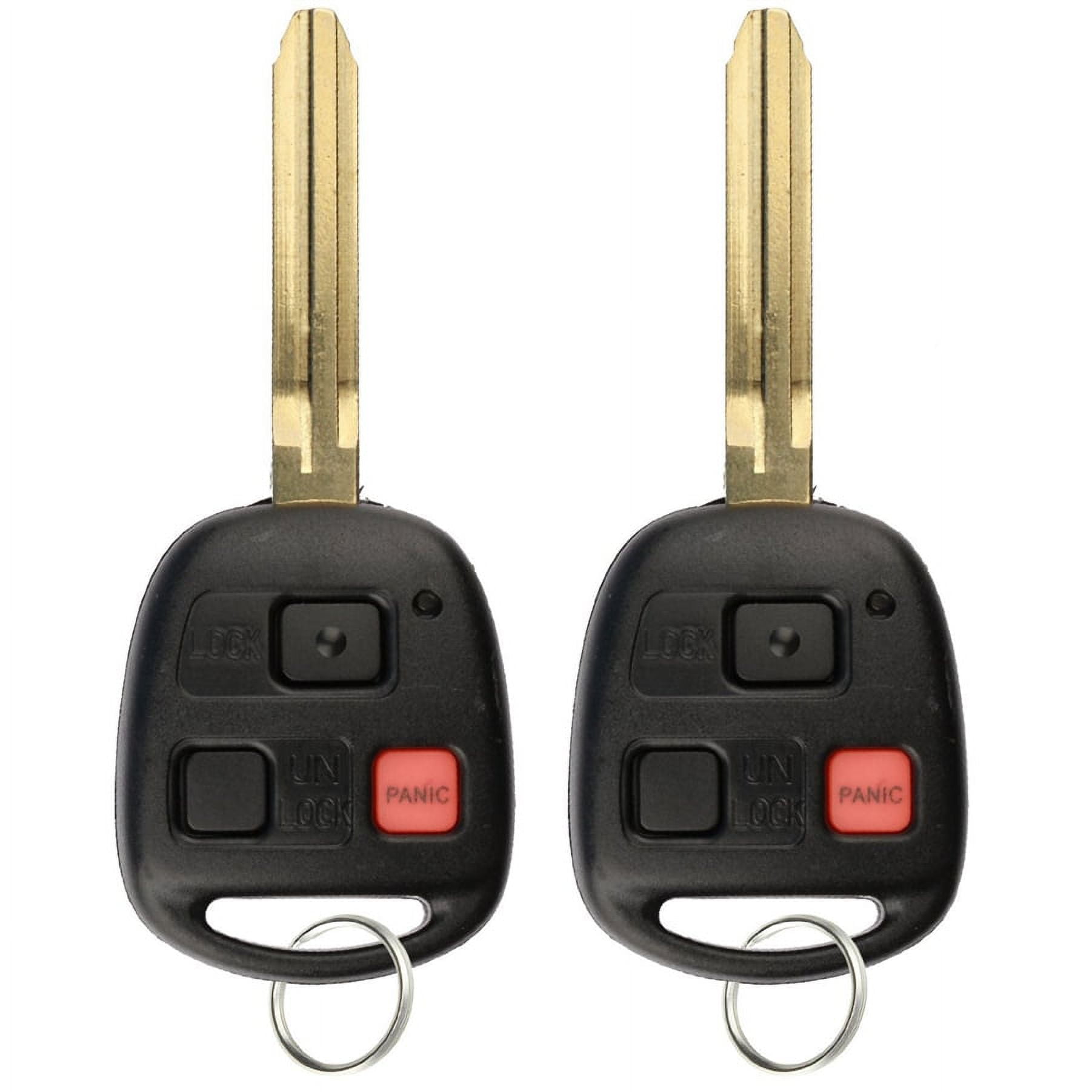 2 PACK KeylessOption Keyless Entry Remote Control Car Key Fob Replacement HYQ1512V 4C for Toyota Land Cruiser Fj Cruiser