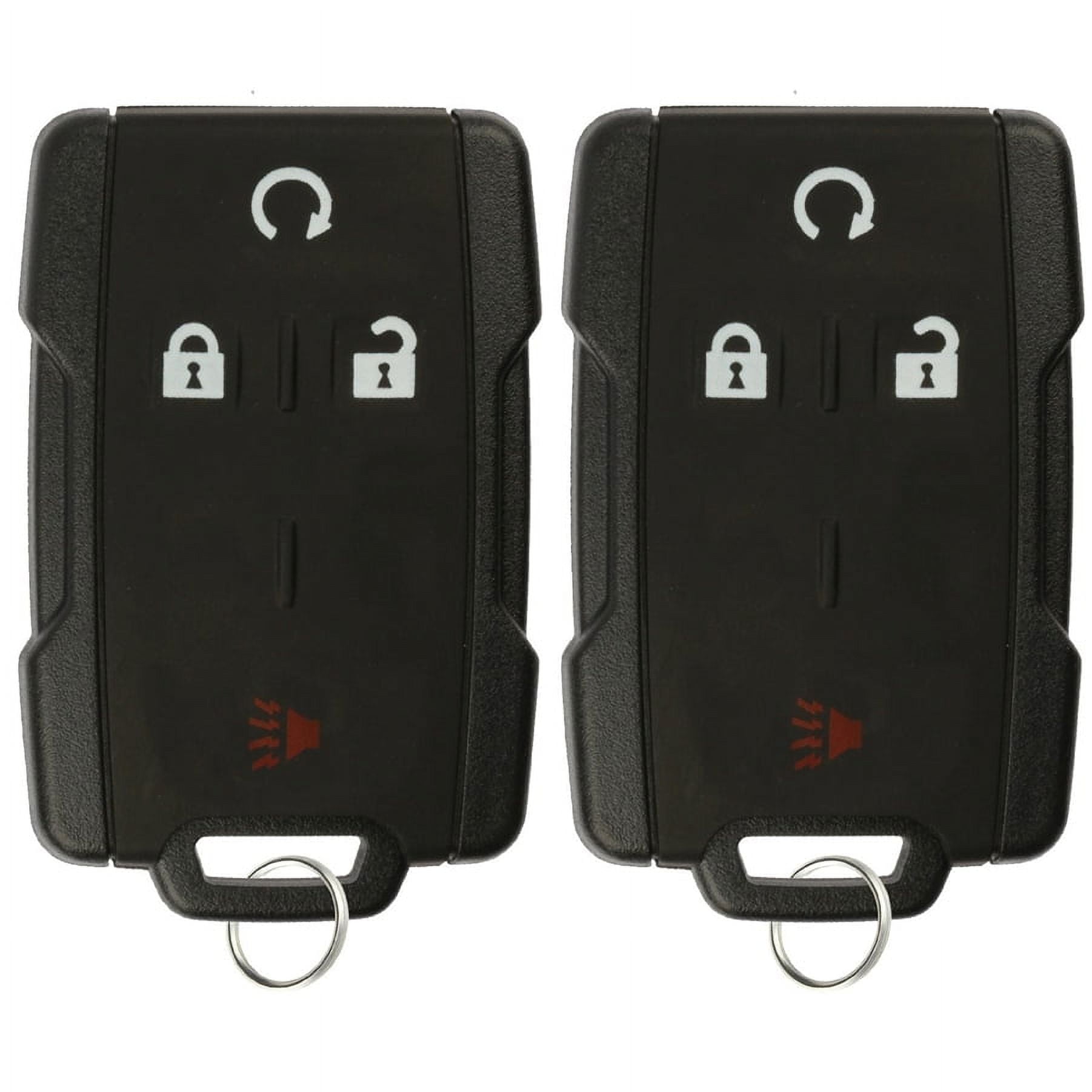 2 PACK KeylessOption Keyless Entry Remote Control Car Key Fob Replacement M3N-32337100 for 2007-2018 Chevy Cadillac Buick GMC Pontiac Saturn Suzuki Vehicles