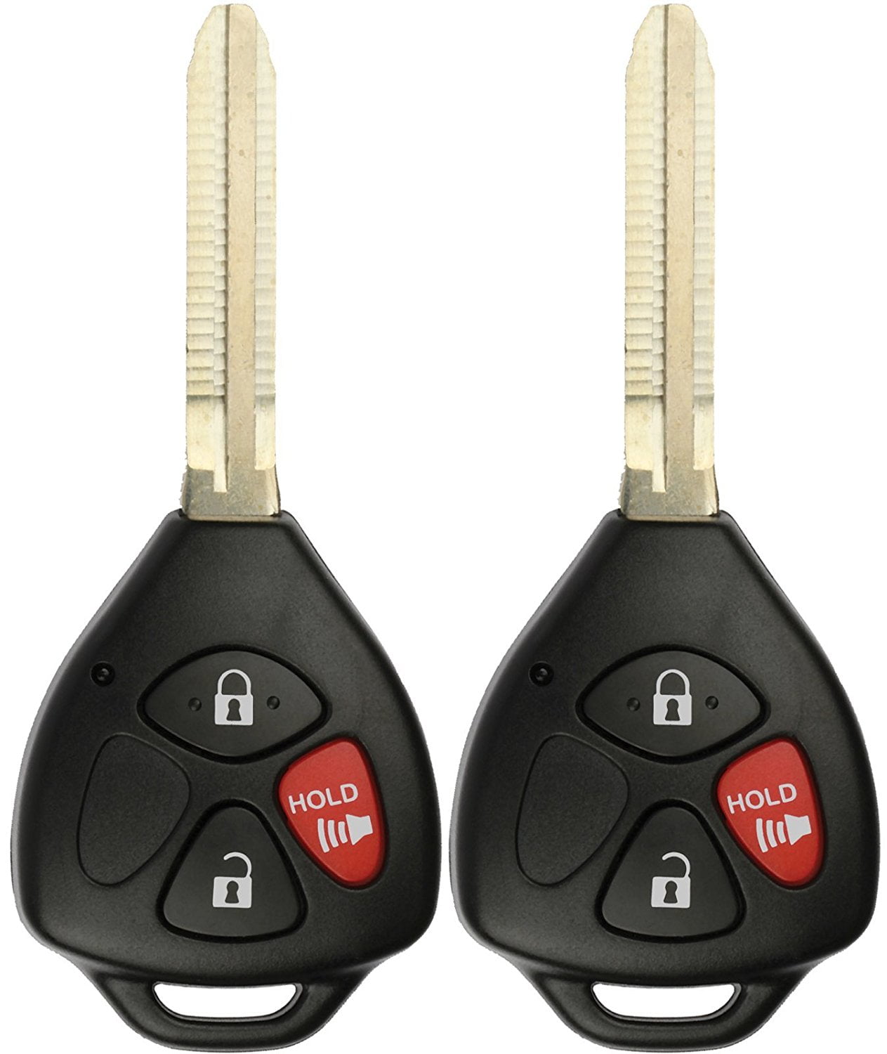 2 PACK KeylessOption Keyless Entry Remote Control Car Key Fob Replacement MOZB41TG for 2005-2010 Scion TC 2007-2013 Toyota Yaris