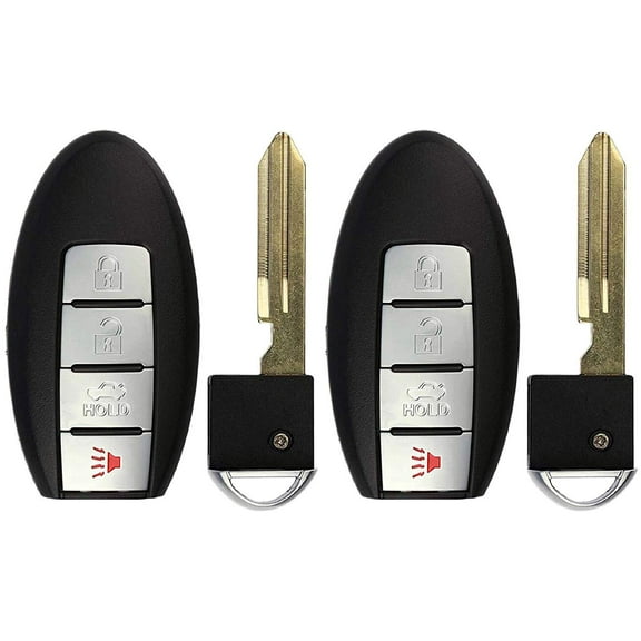 2 PACK KeylessOption Keyless Entry Remote Control Car Smart Key Fob Replacement KR5S180144014 for 2013-2017 Infiniti JX35 QX60 Nissan Altima