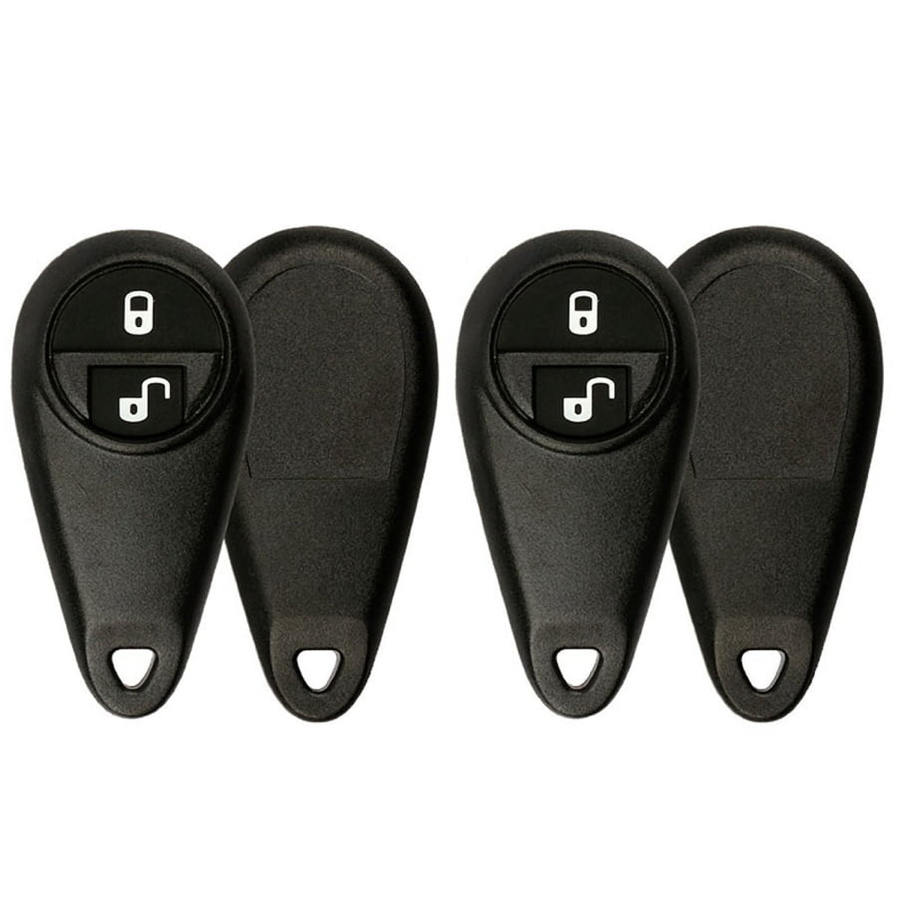 2 PACK KeylessOption Keyless Entry Remote Key Fob Shell Case NHVWB1U711 for Subaru Impreza