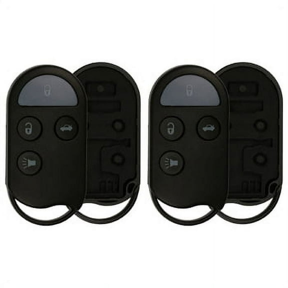 2 PACK KeylessOption Keyless Entry Remote Key Fob Shell Case Pad A269ZJA078 for 1995-1999 Nissan Maxima Infiniti I30