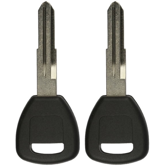 2 PACK KeylessOption Replacement Chip Transponder Blank Car Ignition Key Blade for Honda Acura HD106PT