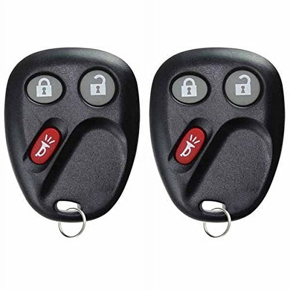 2 PACK KeylessOption Replacement Keyless Entry Remote Control Key Fob ...