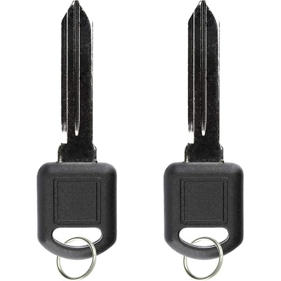 2 PACK KeylessOption Replacement Uncut Ignition Car Chip Key Transponder For GM Chevy Pontiac PK3 B97-PT