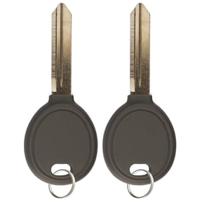 Keylessoption Y160 Transponder Chip Uncut Ignition Key Blank Replacement, 2 Pack