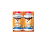 2 PACK | Kirkland Signature Chewable Vitamin C 500 mg, 500 Tablets