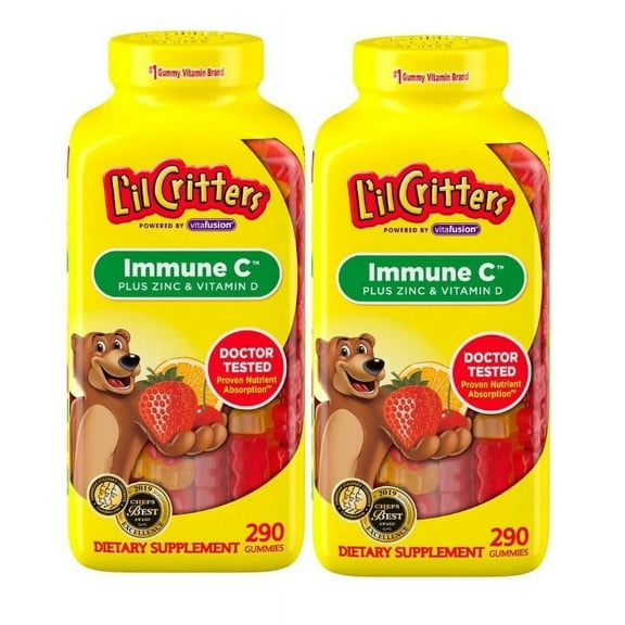 2 PACK | L'il Critters Immune C Gummy Vitamins, 290 ct.
