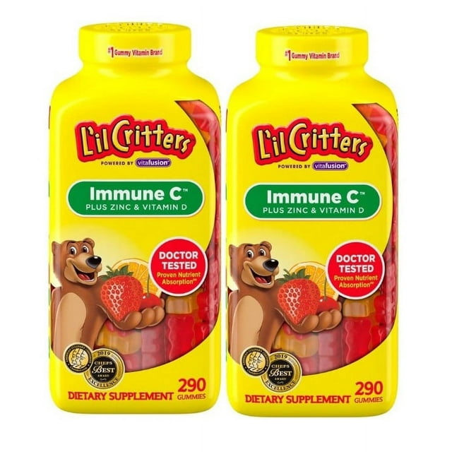 2 PACK | L'il Critters Immune C Gummy Vitamins, 290 ct.