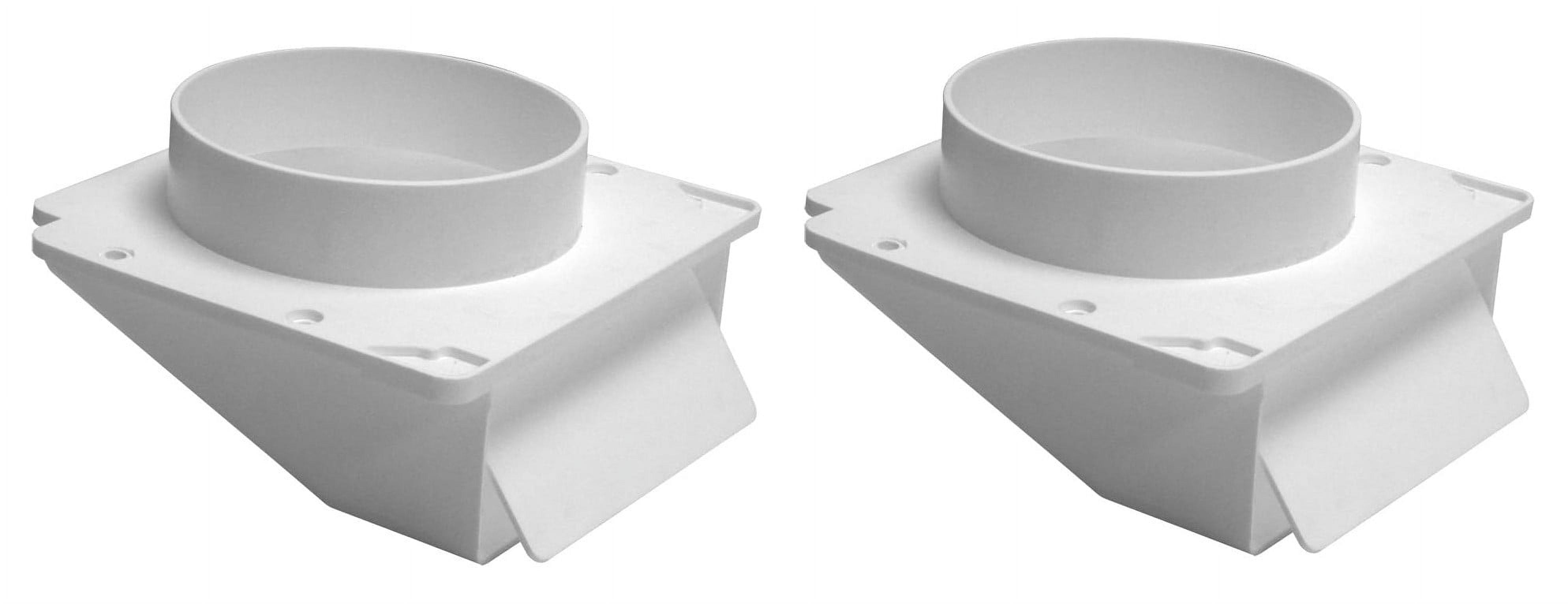 2PACK Lambro 143w 4" Plastic Under Eave Vent