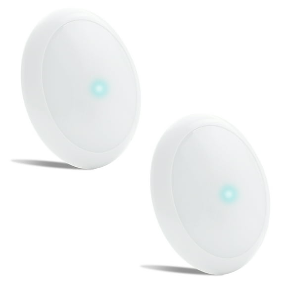 2 PACK Leisure LED RV Boat Surface Mount Ceiling Light with Touch on/off Switch 7" 750 Lumen Super Slim LED Panel Light DC 12V 10W Downlights Cool White