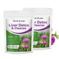 thumbnail image 1 of (2 PACK)Liver Detox Tea - 60 Bags Herbal Tea for Liver Health Support Cleanse - With Milk Thistle, Turmeric & Fennel Orangic, 1 of 5