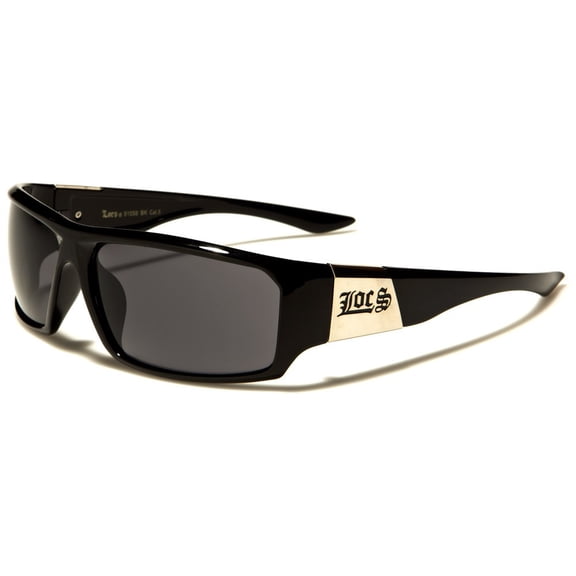 2 PACK Locs Mens Flat Top Gangster Sunglasses Black Frame 91058 Free Shipping