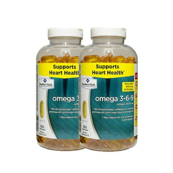 2 PACK | M.M Omega 3-6-9 Dietary Supplement (325 ct.)