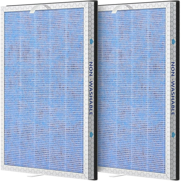 2 PACK MSA3/MSA3S HEPA Replacement Filter Compatible with Membrane Solutions MSA3 and MSA3S Device, 3-Stage HEPA Filter
