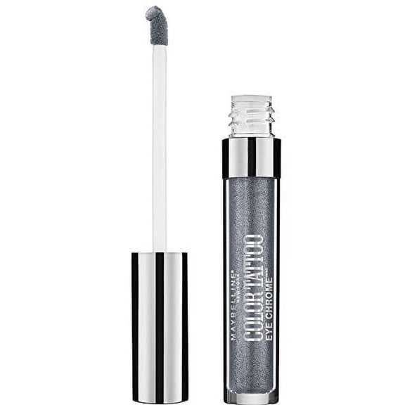2 PACK Maybelline New York Color Tattoo Eye Chrome Eyeshadow (590) Gunmetal