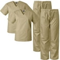thumbnail image 1 of Medgear 2-Pack Scrubs Set for Men and Women, V-neck Top and Cargo Pants, 1 of 3
