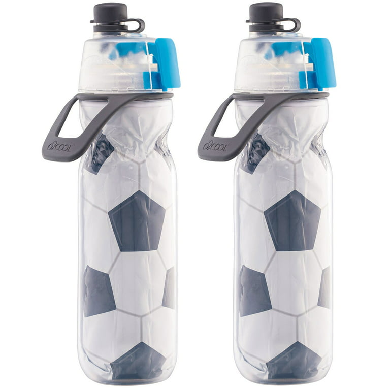 2 PACK Mist N' Sip Arctic Squeeze Water Bottle w/ Misting Function and No  Leak Spout- 20 oz BPA FREE - Soccer Ball 