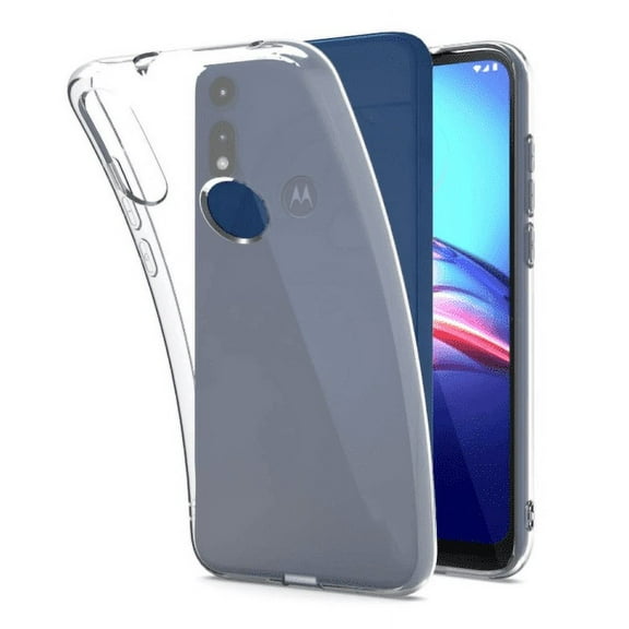 [2-PACK] Motorola Moto E (2020) Case, Clear TPU Flexible Cover Armor, Anti-Shock, Drop Protection