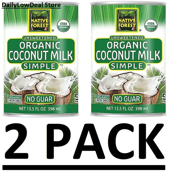 2 PACK - Native Forest - Simple Coconut Milk Organic Unsweetened - 13.5 fl. oz.