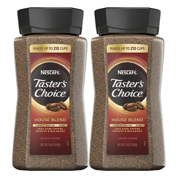 2 PACK | Nescafe Taster's Choice House Blend Instant Coffee, 14 oz.