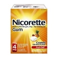 thumbnail image 1 of Nicorette 4 mg Nicotine Gum to Quit Smoking - Fruit Chill Flavored Stop Smoking Aid, 160 Count (Pack of 2), 1 of 6
