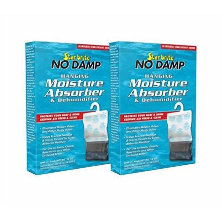 2 PACK No Damp Hanging Moisture Absorber & Dehumidifier Star Brite 85470 RV Boat
