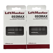2 PACK OEM LiftMaster 893MAX 3-Button Remote Control Garage Door Opener