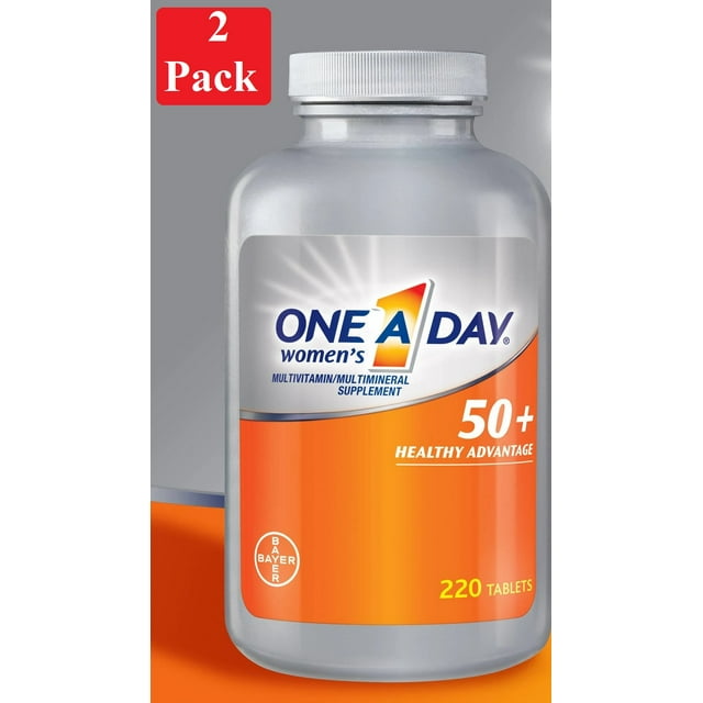 2 PACK | One A Day Women's 50+ Multivitamin, 220 Tablets