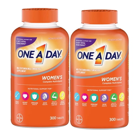 2 PACK | One A Day Women's Multivitamin, 300 Tablets