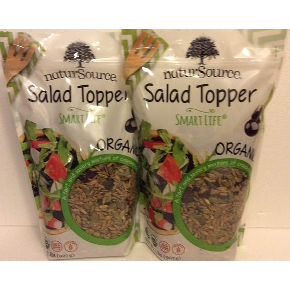 (2 PACK) Organic Salad Topper Smart Life 2LBS Each Releasable Bag, Organic Salad Topper Smart Life enhances your salads with the simple goodness of.., By NaturSource