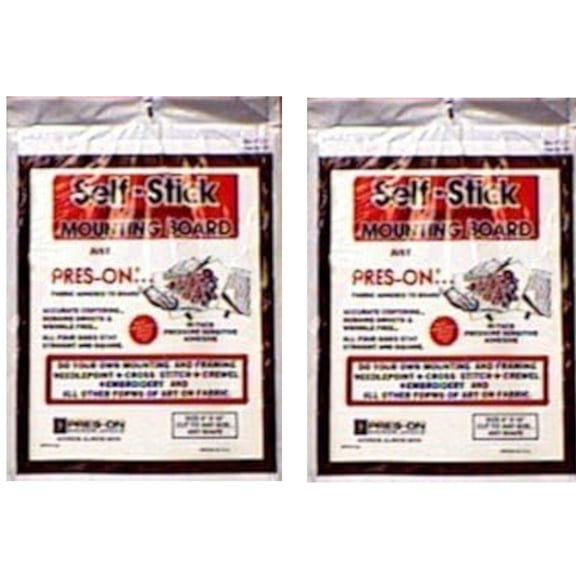 2-PACK - PRES ON - Mounting Board 9X12 inch