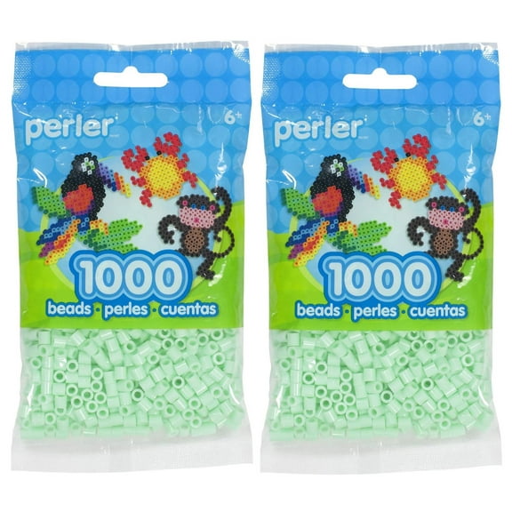 2-PACK - Perler Beads 1,000/Pkg - Mint