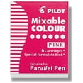 thumbnail image 1 of 2 PACK Pilot Parallel Pen Ink Refill Calligraphy Pens, Pink, 6 per Pack (77310), 1 of 1