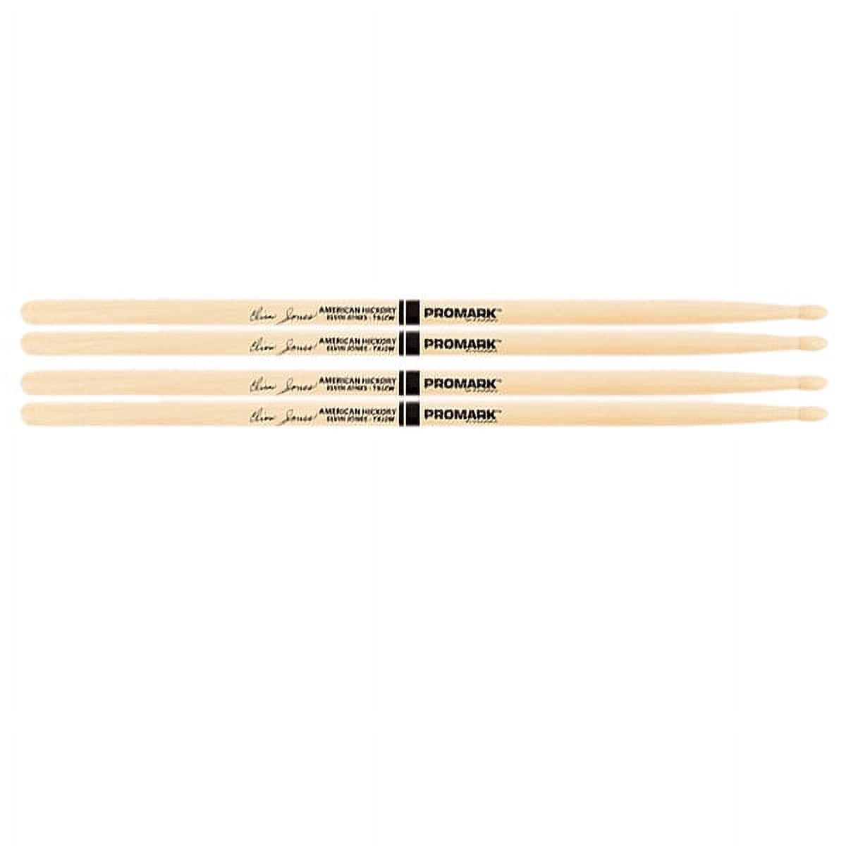 2 PACK ProMark Elvin Jones Jazz Wood Tip Hickory Drumsticks TXJZW-2