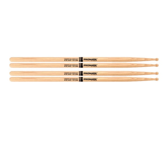 2 PACK Promark Hickory 718 "Acid Jazz" Wood Tip drumstick TX718W-2