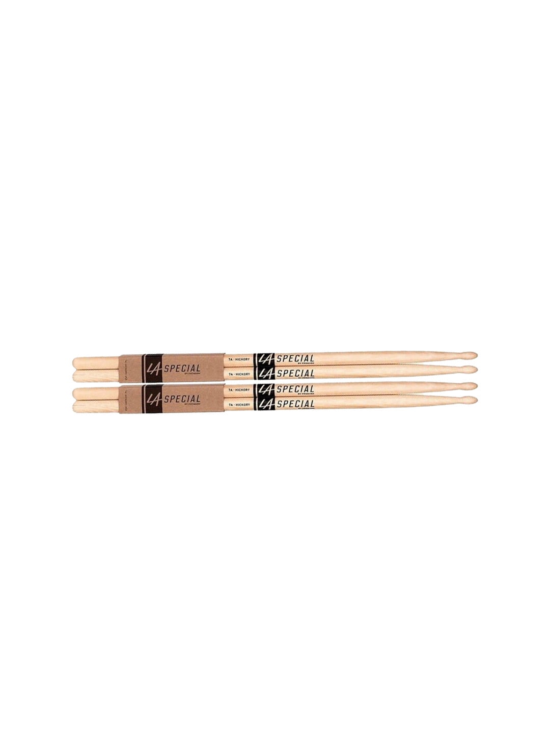 2 PACK Promark LA Special 7A Wood Tip Drumstick, LA7AW-2