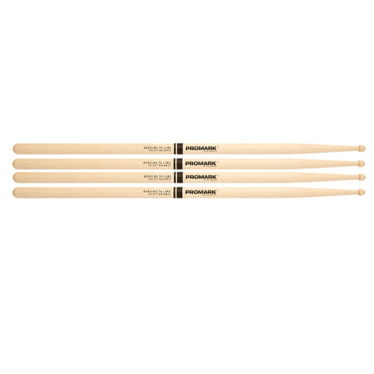 2 PACK Promark Select Balance Maple Rebound 7A Drumsticks, Single Pair RBM535LRW-2