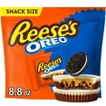 thumbnail image 1 of 2 PACK Reese's OREO Milk Chocolate and White Creme Snack Size Peanut Butter Cups Candy, Bag 8.8 oz, 1 of 5