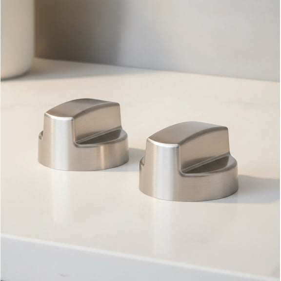 2-PACK Replacement Range & Vent Hood Knobs, Compatible with Wolf and Sub-Zero, Replaces 805328 and KIP5D44