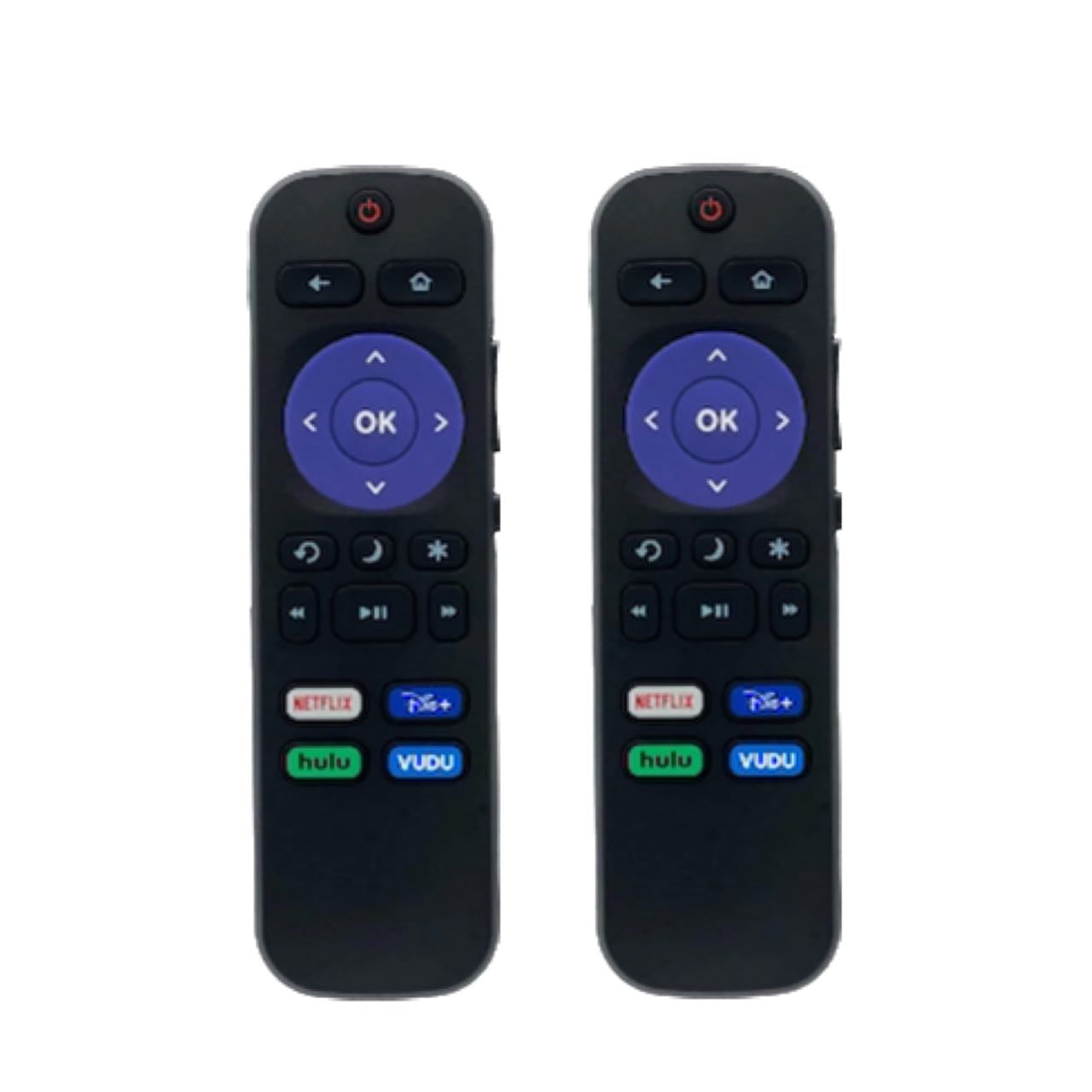 Customer reviews for 2 pack replacement remote for onn roku tv with