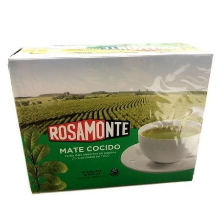 2-PACK Rosamonte Yerba Mate - Mate Cocido - 50 tea bags