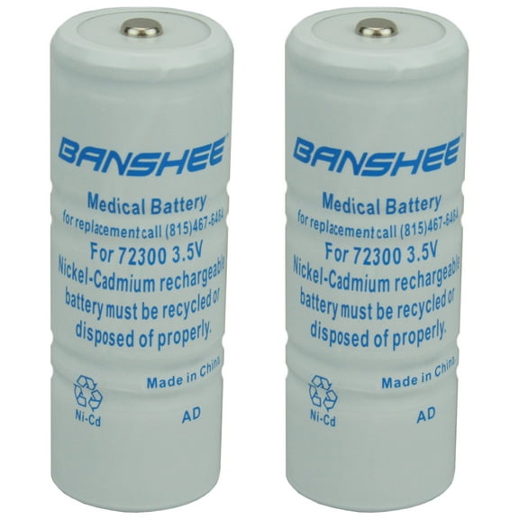 2 PACK SUPER Capacity 72300 3.5V BATTERY For WELCH ALLYN 71000