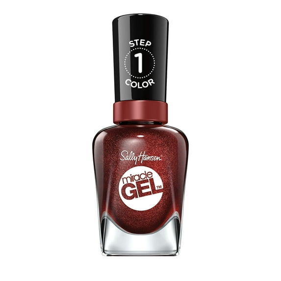 2 PACK Sally Hansen Miracle Gel Nail Color Polish (159/560) Spice Age, 0.5 Fl Oz