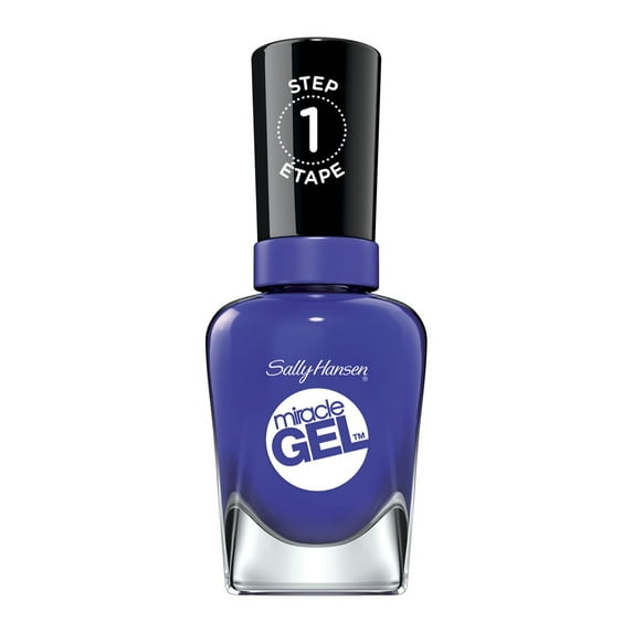 2 PACK Sally Hansen Miracle Gel Nail Polish, (589) Punk-ish Purple