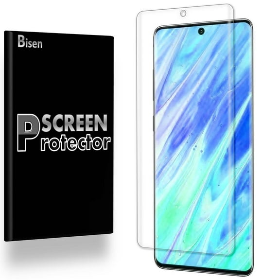 [2-PACK] For Samsung Galaxy S20+ / S20 Plus (2020 Release) [BISEN] Anti Blue Light [Eye Protection] Screen Protector, Flexible Film, Anti-Scratch, Anti-Shock, Shatterproof, Bubble Free
