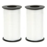 BERWICK 2-PACK - Splendorette Crimped Curling Ribbon .1875"x500yd - White
