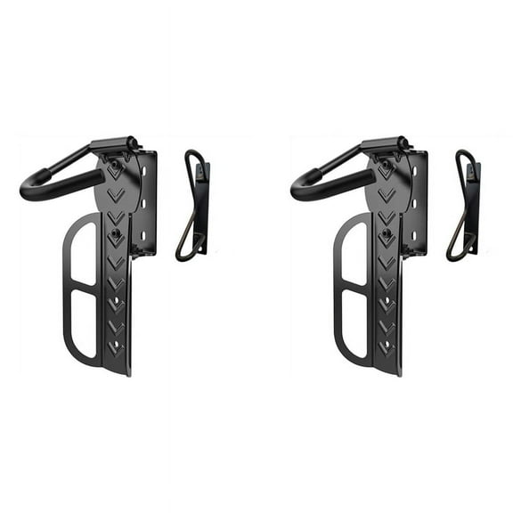 2 PACK Swivel Bike Rack Garage Wall Mount Hangers for Bicycle Storage Vertical